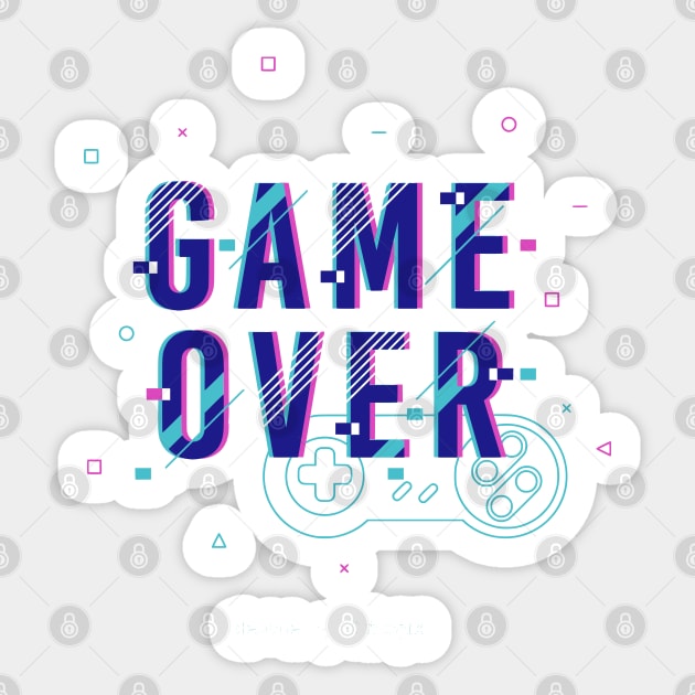 Game over Sticker by Blazedfalcon